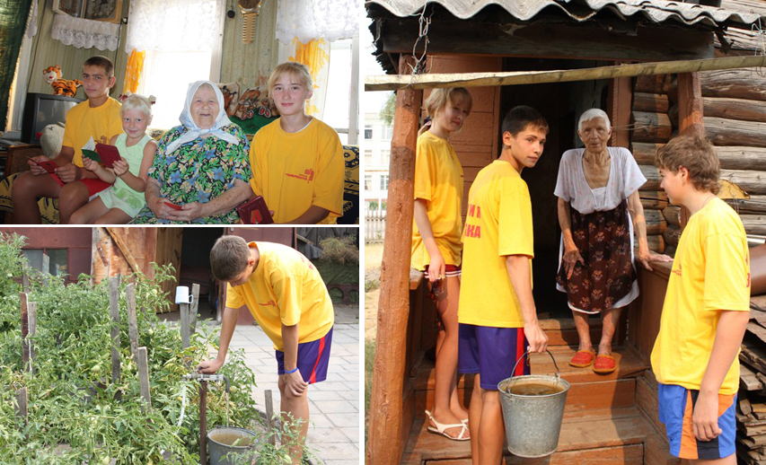 Волонтеры города Шумерли оказывают посильную помощь по дому пожилым людям и ветеранам Великой Отечественной войны